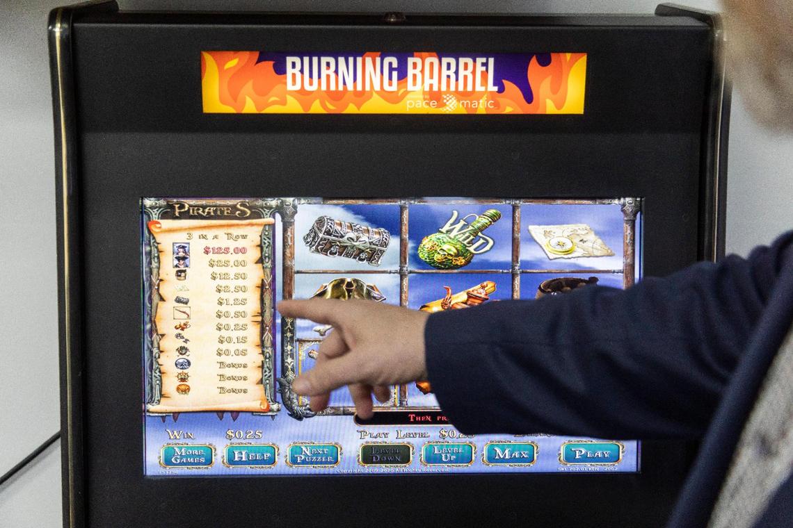 Game manufacturers like Pace-O-Matic, makers of the Burning Barrel machines, argue they are legal games of skill, which involves tapping an icon to win.