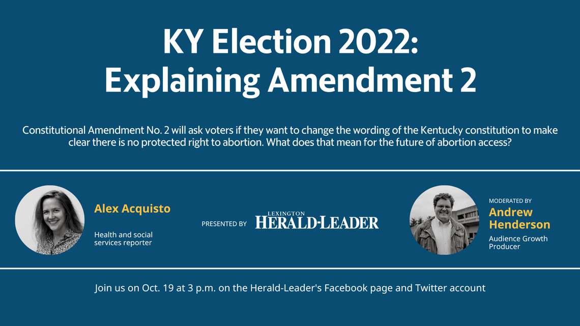 Watch: Wondering what Amendment 2 means for abortion in KY? See our live conversation