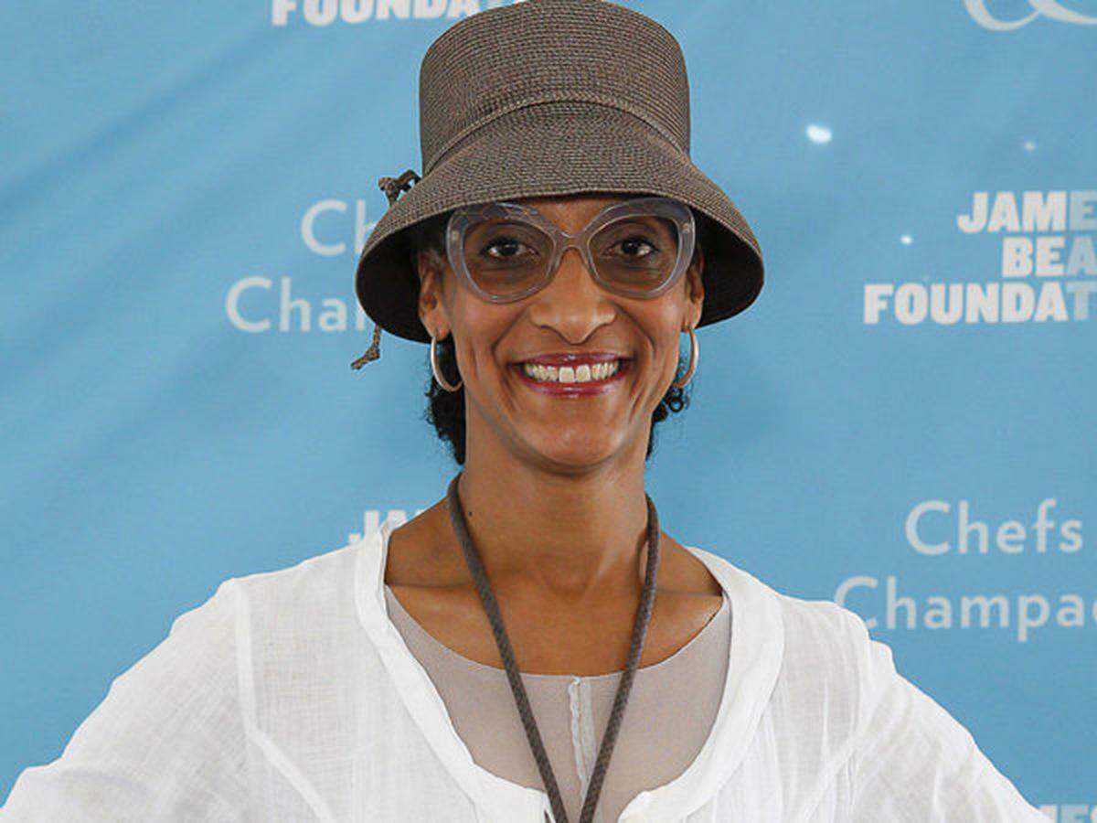 Chef Carla Hall of The Chew is one of the hosts for the Miami Gardens Food & Wine Festival, along with performer Anthony Hamilton.