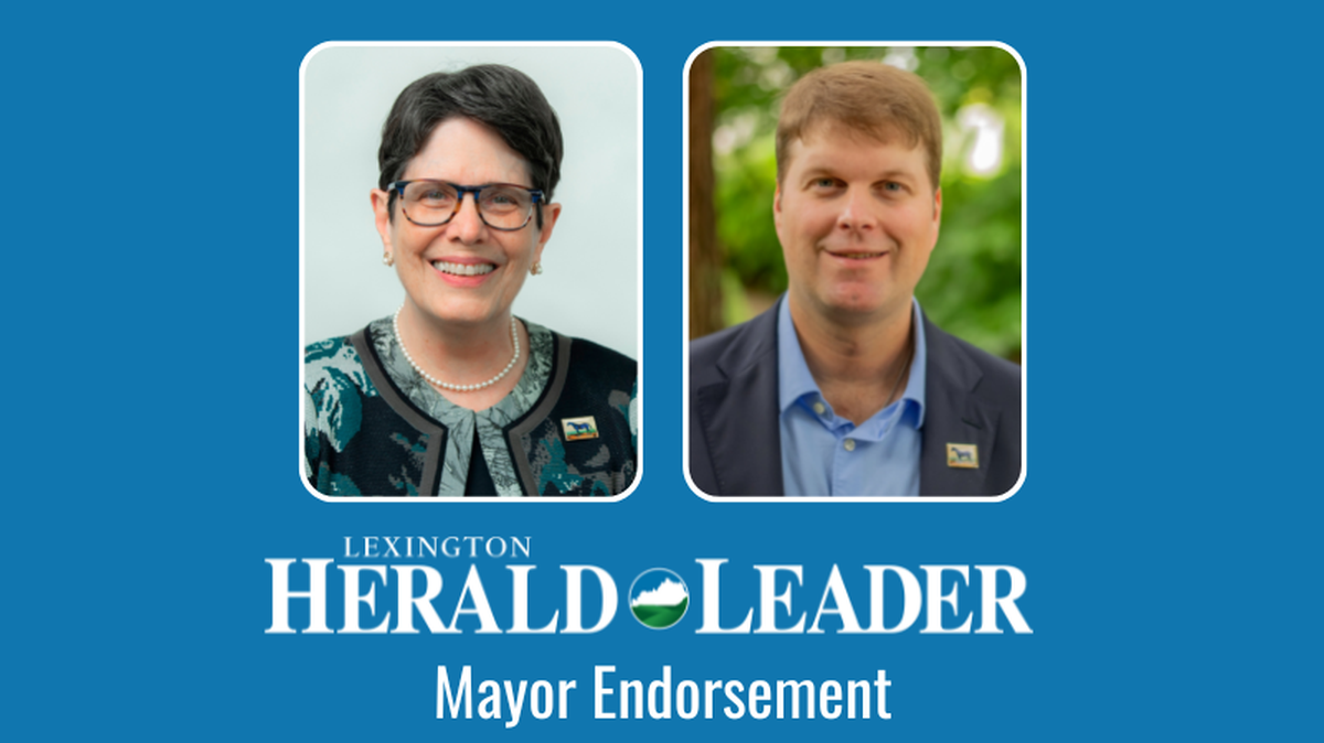 Mayor Linda Gorton and Urban County Council member David Kloiber are running for mayor.