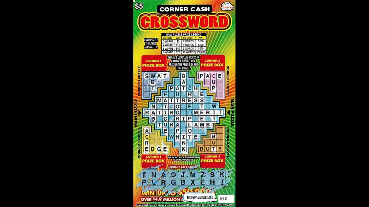 The winner’s Corner Cash Crossword ticket cost $5.