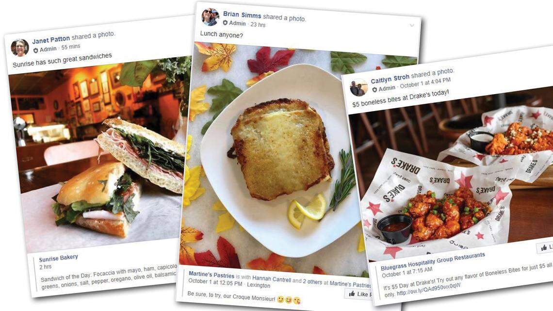 A sampling of some of the food news from area restaurants you will get from the ‘Lexington food & dining news and sharing’ Facebook group.