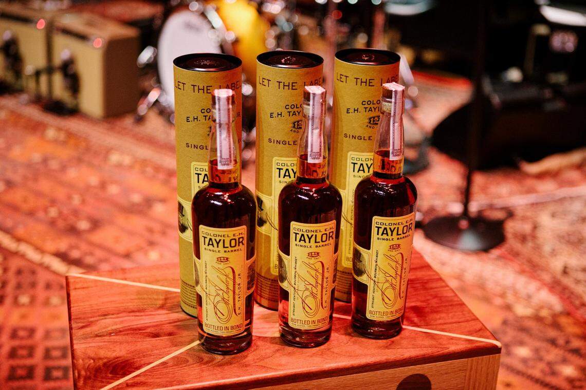 Last year Chris Stapleton released a special single barrel version of E.H. Taylor Jr. Bottled in Bond bourbon that sold for as much as $18,000 at auction for charity. This year, Stapleton picked the barrel himself.