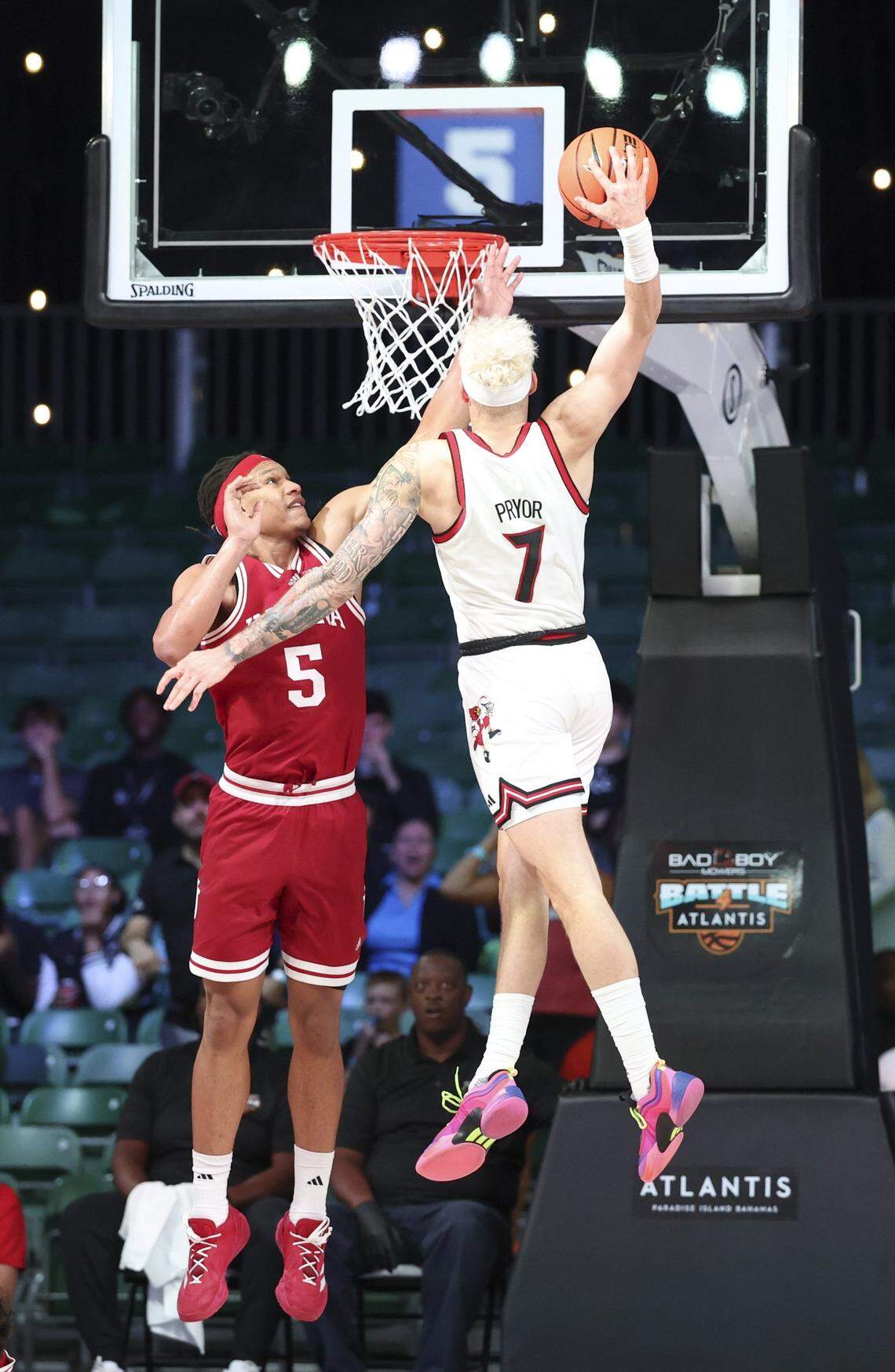 Kasean Pryor (7) averaged 12 points per game for the Cardinals this season.