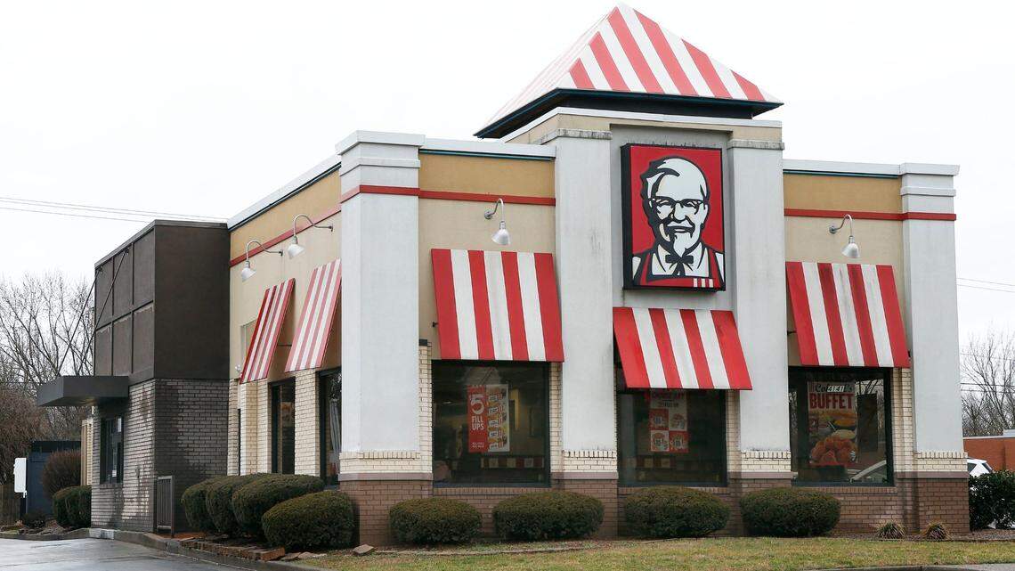 KFC’s, like this Tates Creek Centre Drive location in Lexington, were called Kentucky Fried Chicken until 1991 when the restaurant changed its name to boost the company’s image, particularly by dropping the word “fried,” which many people consider an unhealthy way to cook.