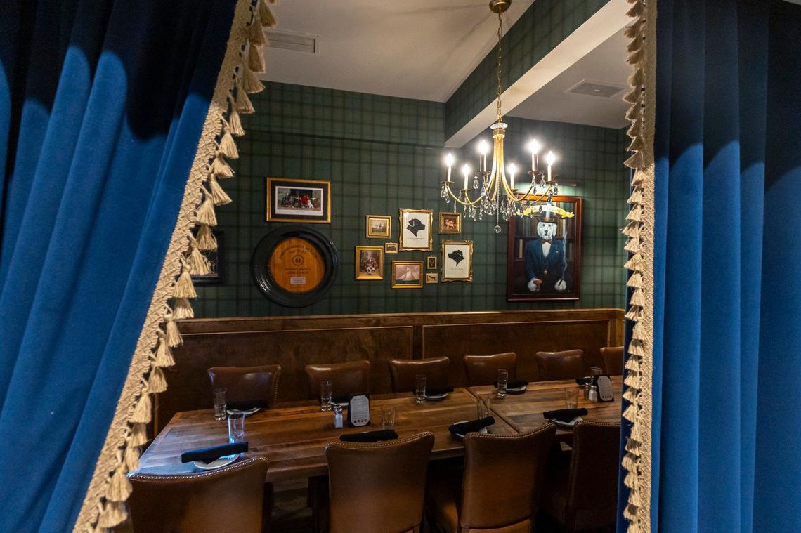 The Esquire Room is a private room available at Carson’s.