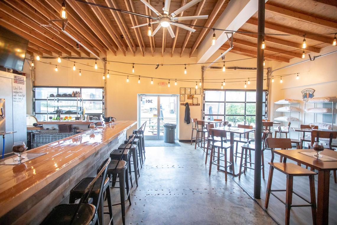 The taproom at Abettor Brewing.