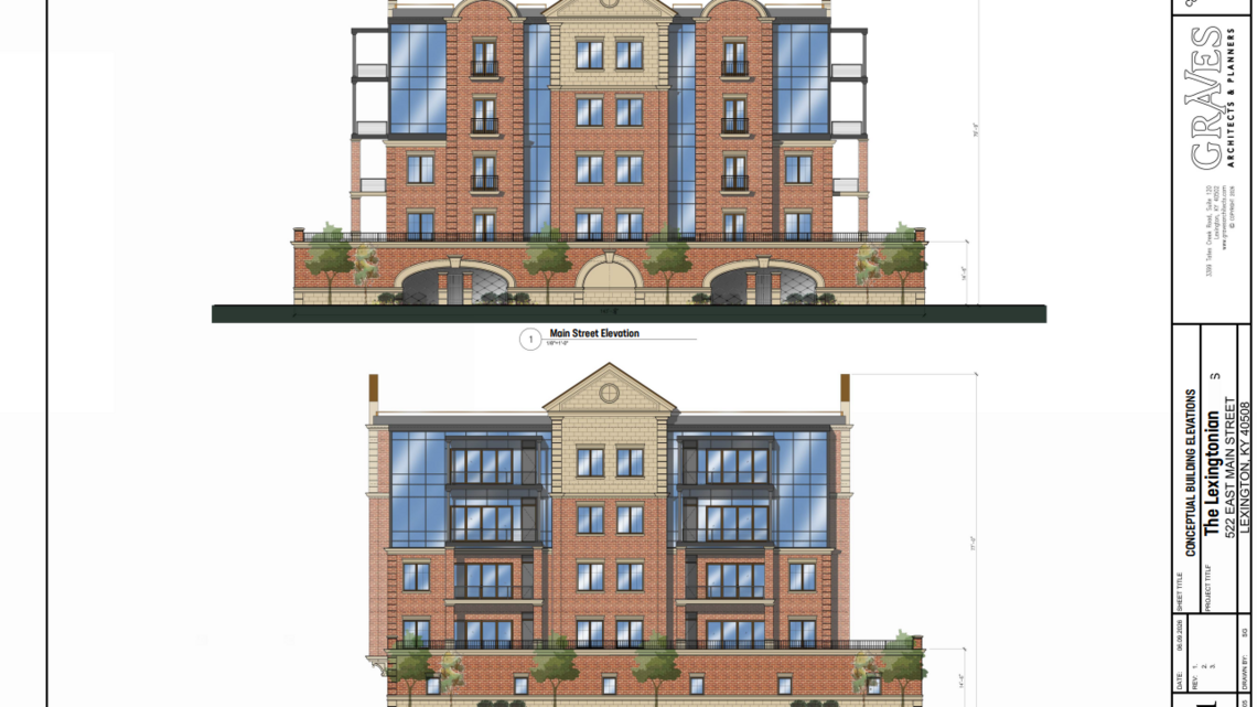 Local developer wants to build six-story condo building in downtown Lexington