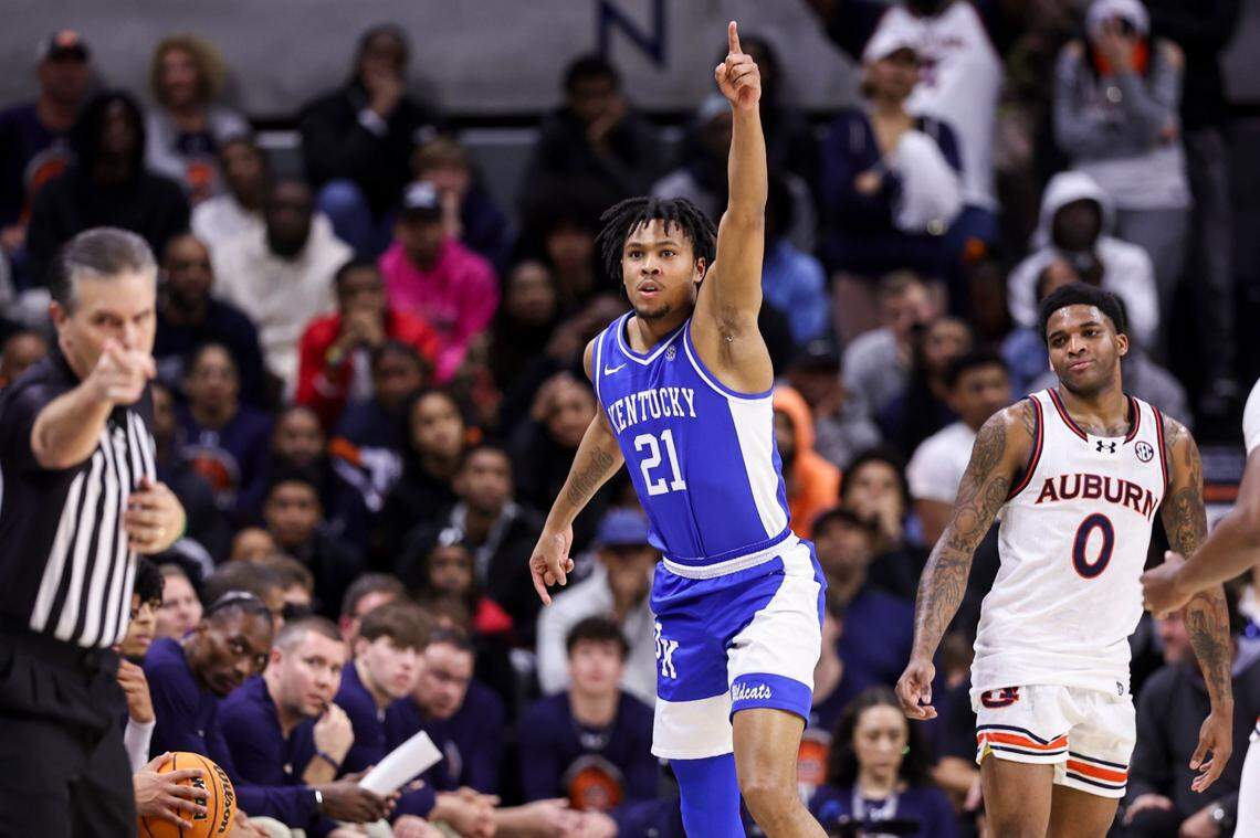 D.J. Wagner and the Kentucky Wildcats beat Ole Miss and No. 13 Auburn last week for the team’s first two-game winning streak since the middle of January.