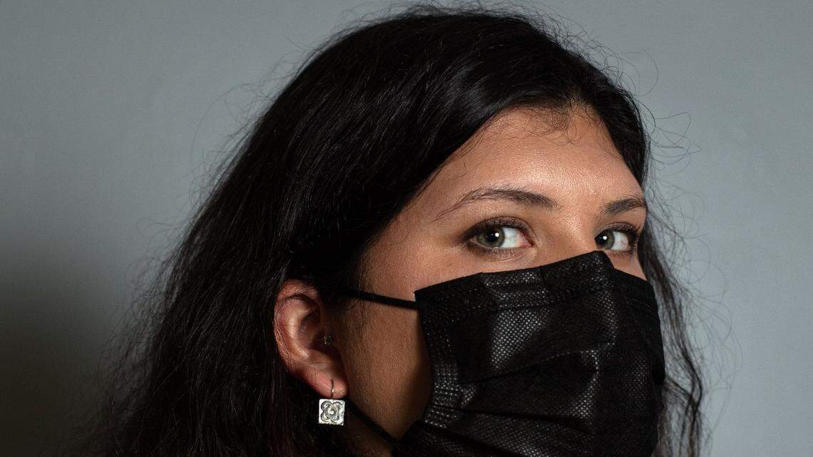 Taylor Armstrong poses for a portrait at her home in Lexington, Ky., on June 3, 2021.