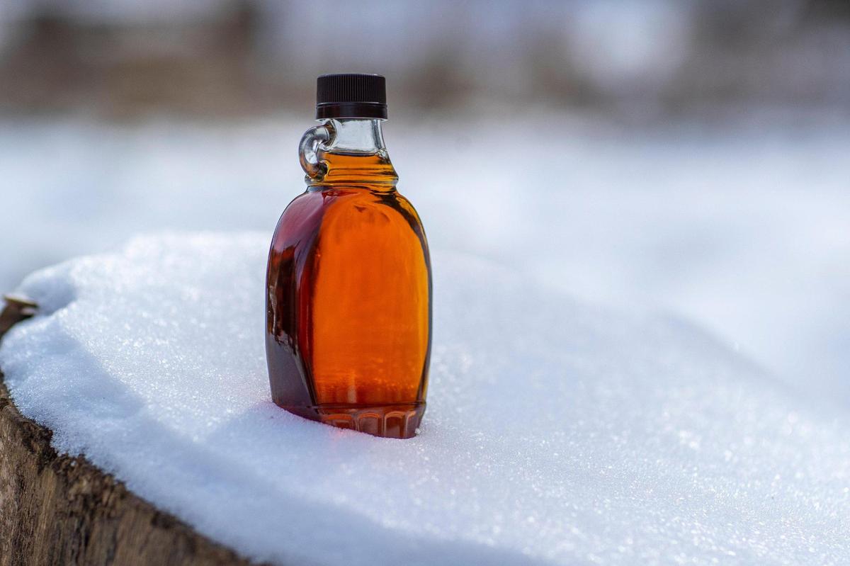 Seth long produces maple syrup on his property in Letcher County, Ky., on Tuesday, Feb. 1, 2022.