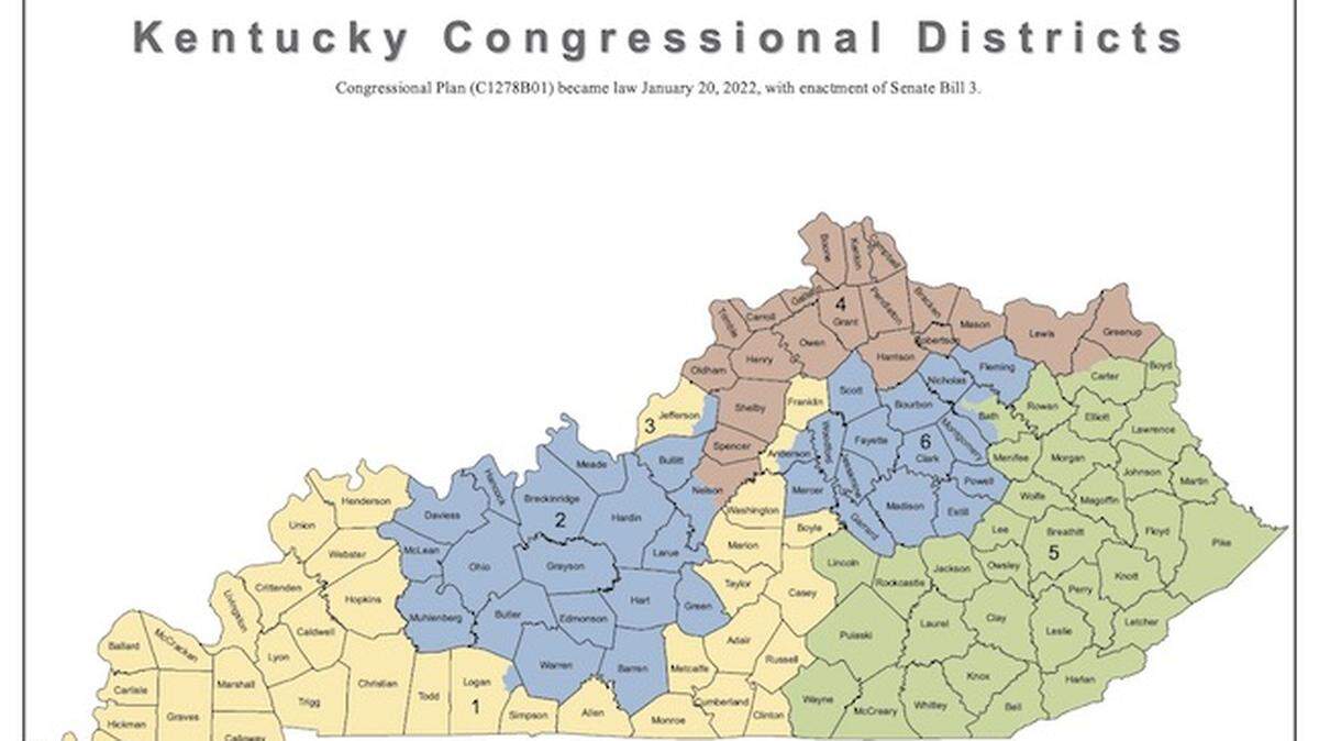 Redistricting of Congressional seats made strange political lines.