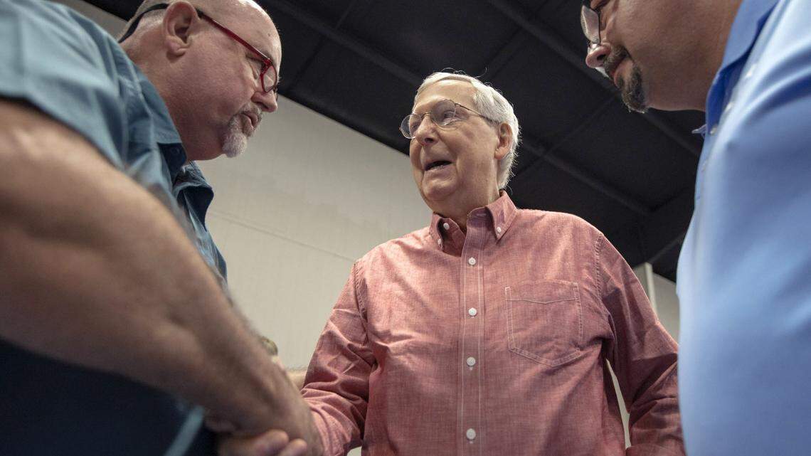 Pressure mounts on McConnell over gun safety bills after mass shootings in Texas, Ohio