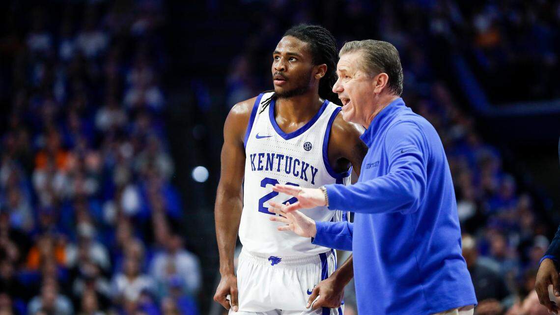 Cason Wallace was a key player for John Calipari and the Kentucky Wildcats during his freshman season. He could be a lottery pick in this year’s NBA Draft.