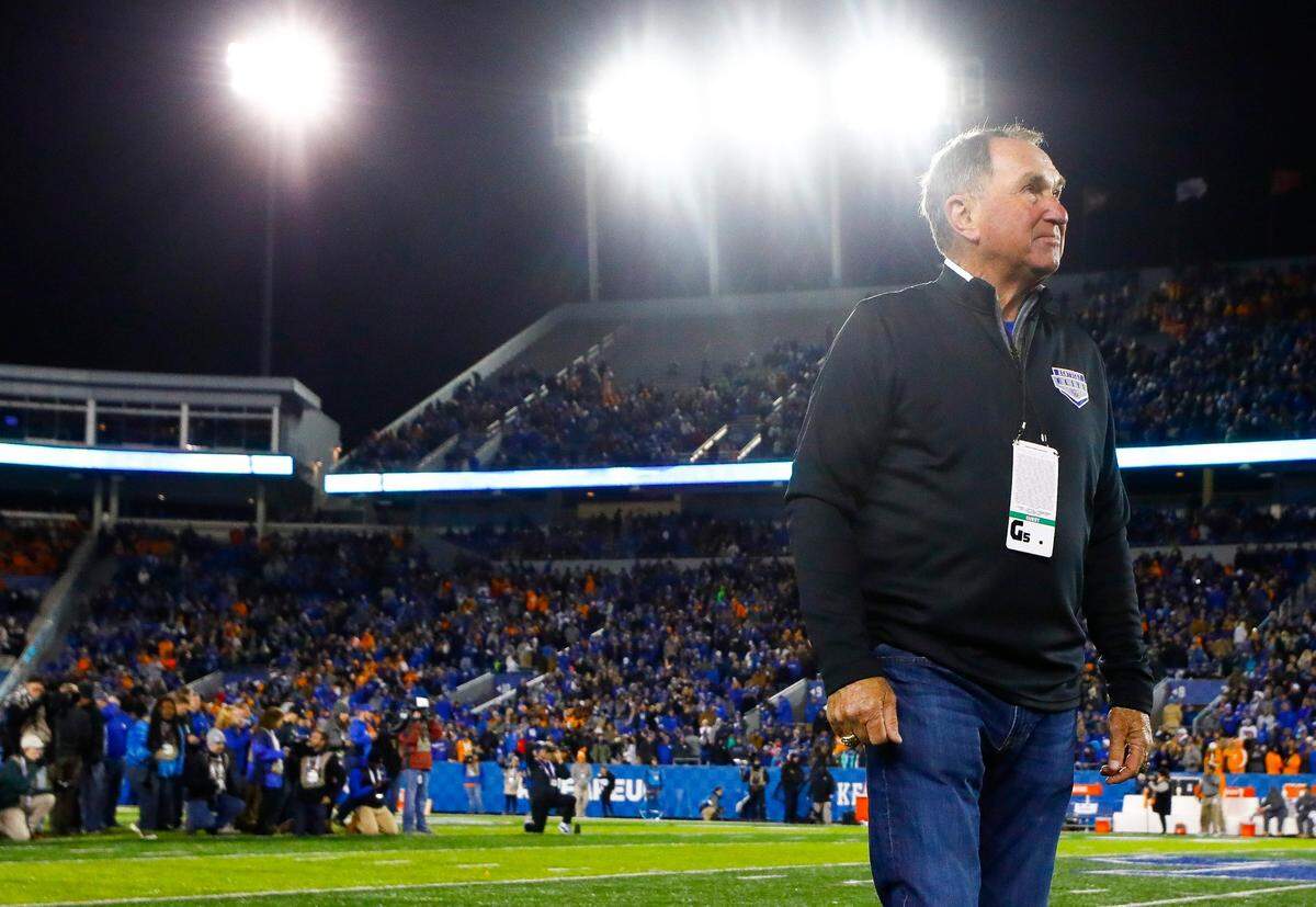UK announced Monday the practice field at the renovated Nutter Field House will be named in honor of former coach Rich Brooks and his wife, Karen.