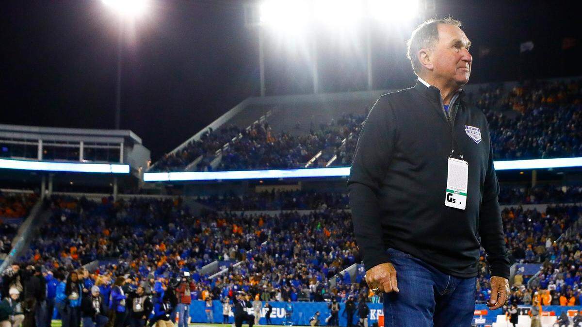 UK announced Monday the practice field at the renovated Nutter Field House will be named in honor of former coach Rich Brooks and his wife, Karen.