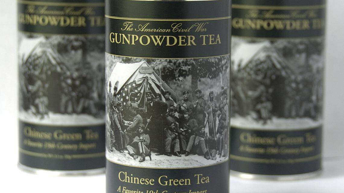 Gunpowder tea from Elmwood Inn Fine Teas commemorates the 150th anniversary of the start of the Civil War. 