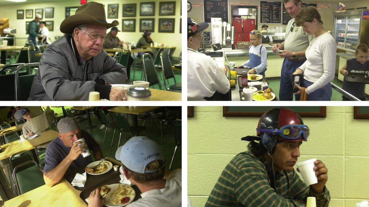 A snapshot of diners at the Keeenaland Track Kitchen in past years.