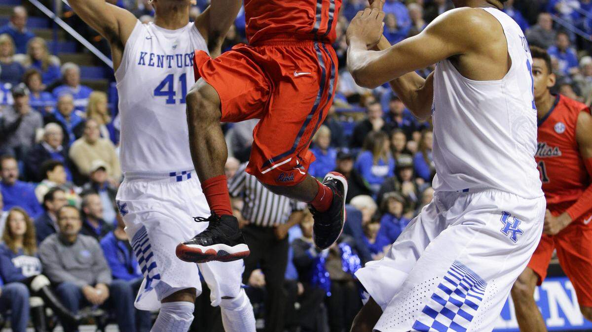 Mississippi guard Stefan Moody scored 25 points Tuesday, the most points scored against Kentucky this season.