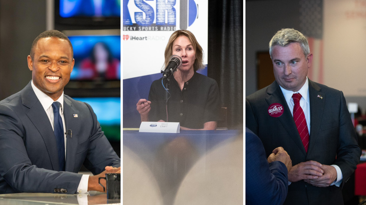 Daniel Cameron, Kelly Craft and Ryan Quarles are all running for governor of Kentucky in the Republican primary.