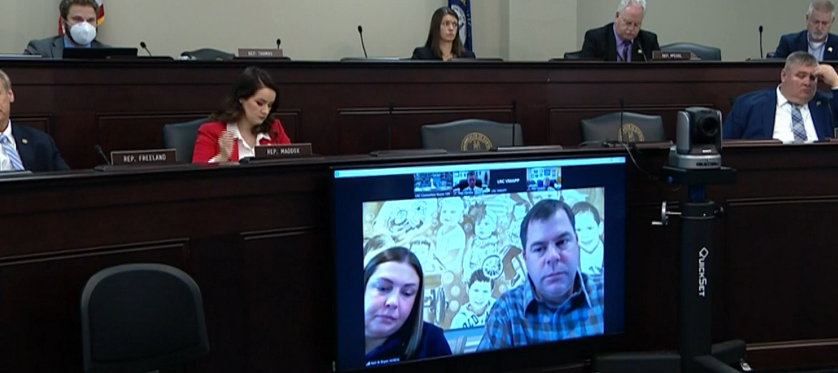 Kari and Bryan Jenkins testified by video Tuesday about the drowning death of their 2-year-old daughter, Ava.