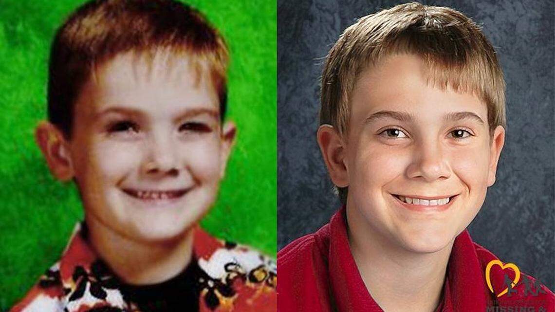 Timmothy Pitzen, shown with age progression on the right, has been missing since 2011. An Ohio man who pleaded guilty to impersonating Pitzen was sentenced to prison.