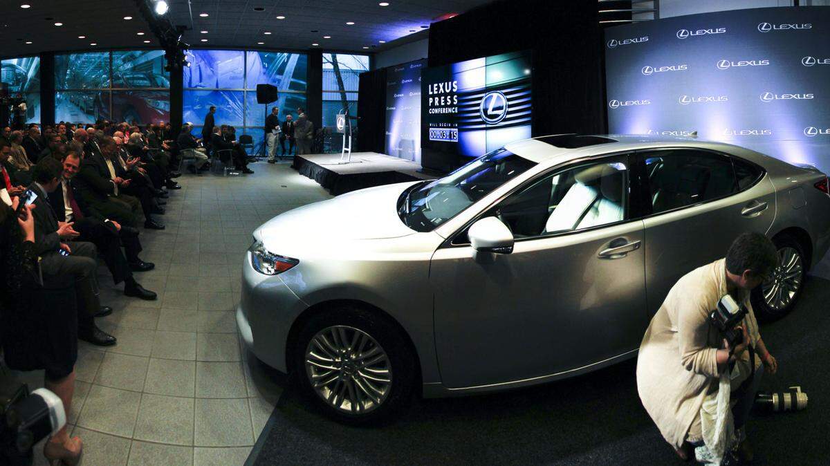 In April, Toyota announced plans to produce 50,000 Lexus ES 350 luxury sedans a year beginning in 2015 at the compoany's plant in Georgetown. It will add 750 jobs.  