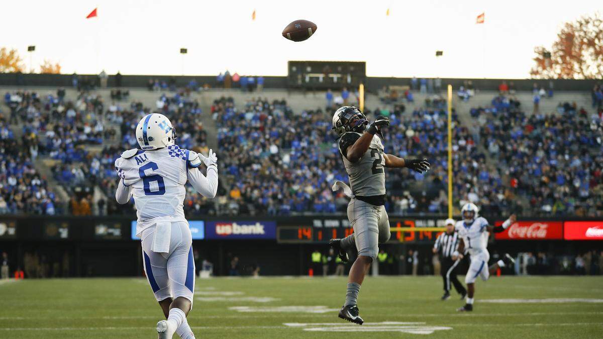 Final statistics from Kentucky’s 38-14 win over Vanderbilt