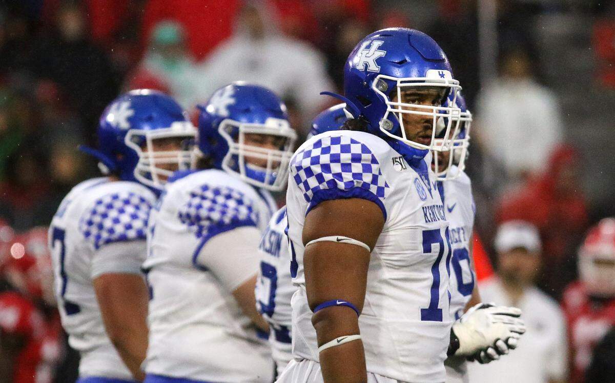 Kentucky junior right tackle Darian Kinnard was selected a Third Team Associated Press All-American.