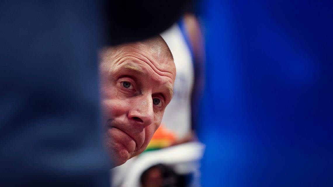 Kentucky head coach Mark Pope is known to quiz his players about each opponent’s scouting report during pregame shootarounds.