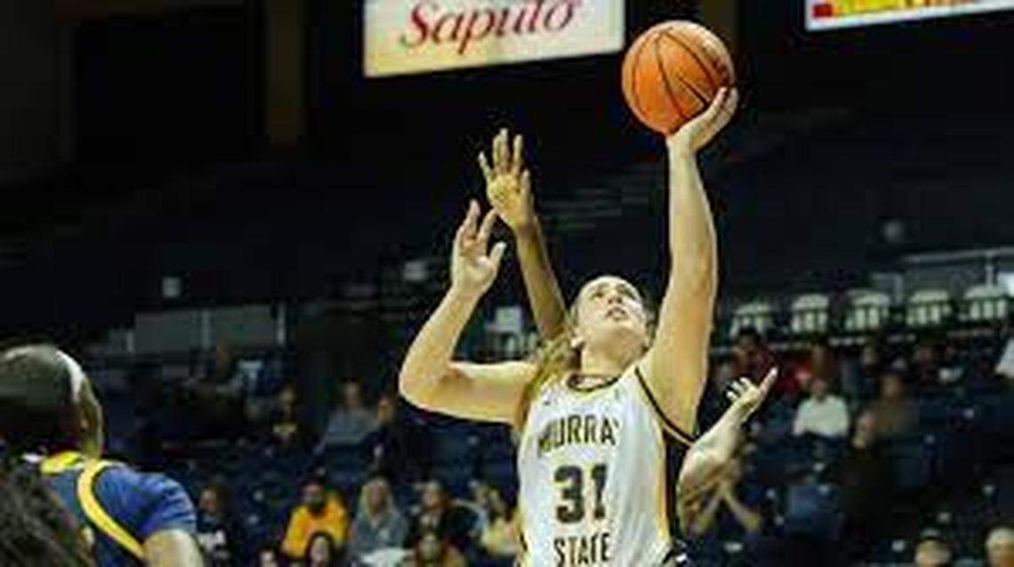 Murray State junior forward Katelyn Young is eight in NCAA Division I in scoring at 21.6 points a game.