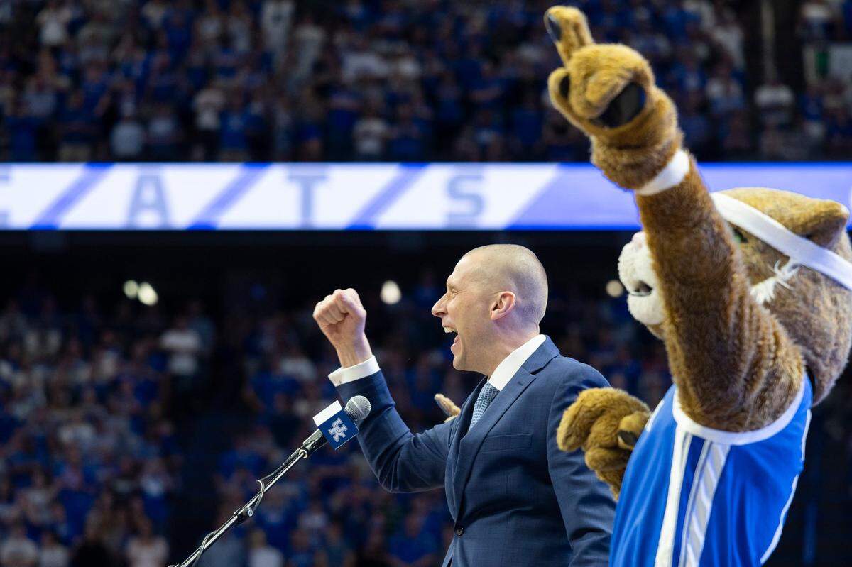 New UK men’s basketball coach Mark Pope will face a tough schedule in his first season with the Wildcats.