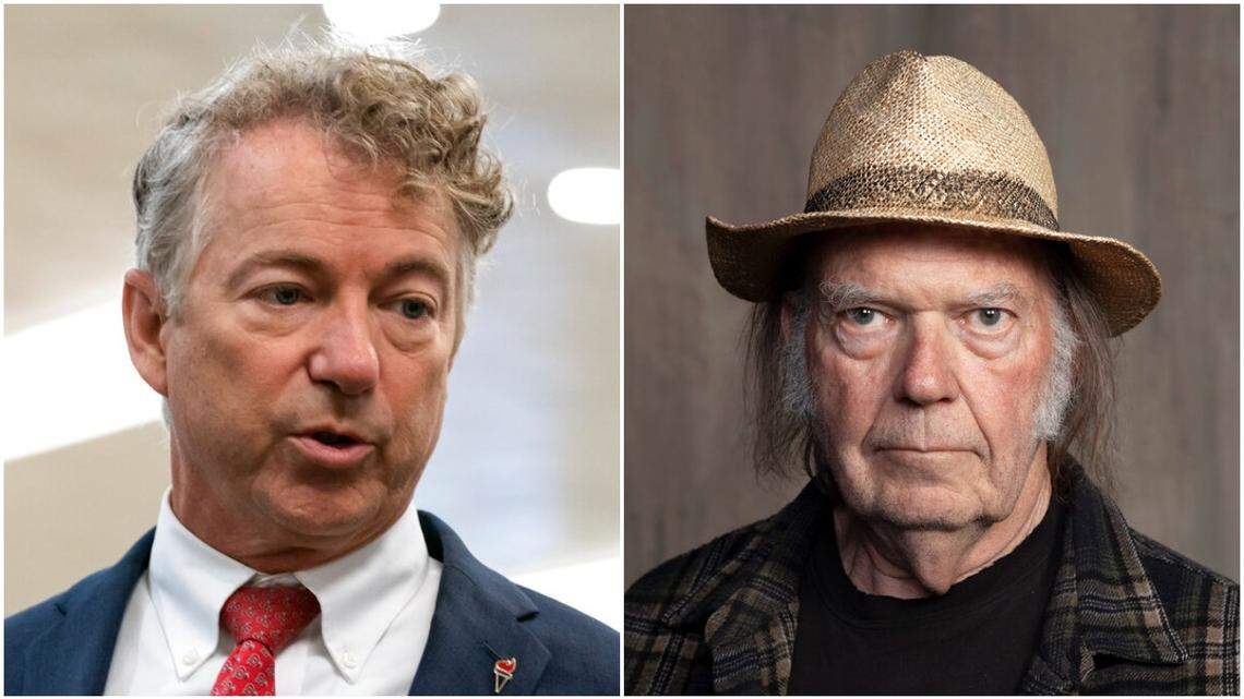 Sen. Rand Paul, R-Ky., celebrated Spotify’s decision to remove Neil Young songs from its streaming service.