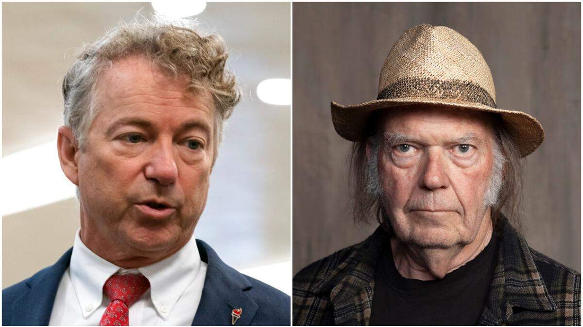 Sen. Rand Paul, R-Ky., celebrated Spotify’s decision to remove Neil Young songs from its streaming service.