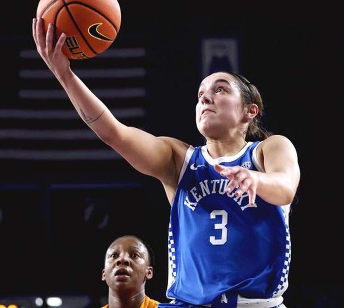 Kentucky’s Georgia Amoore was the No. 6 overall selection in Monday night’s WNBA draft.