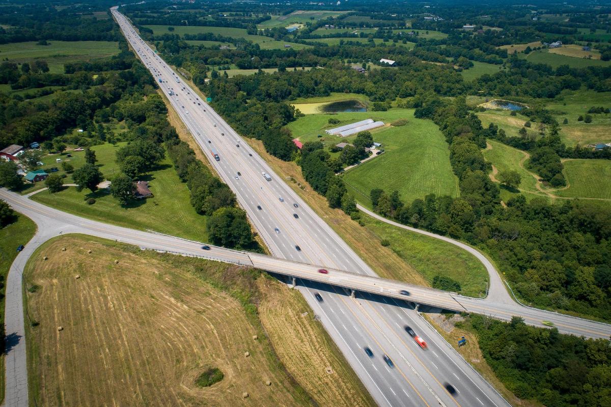 A part of I 75 in Lexington will be closed on Wednesday as crews work to repair power lines damaged from Tuesday’s storms.