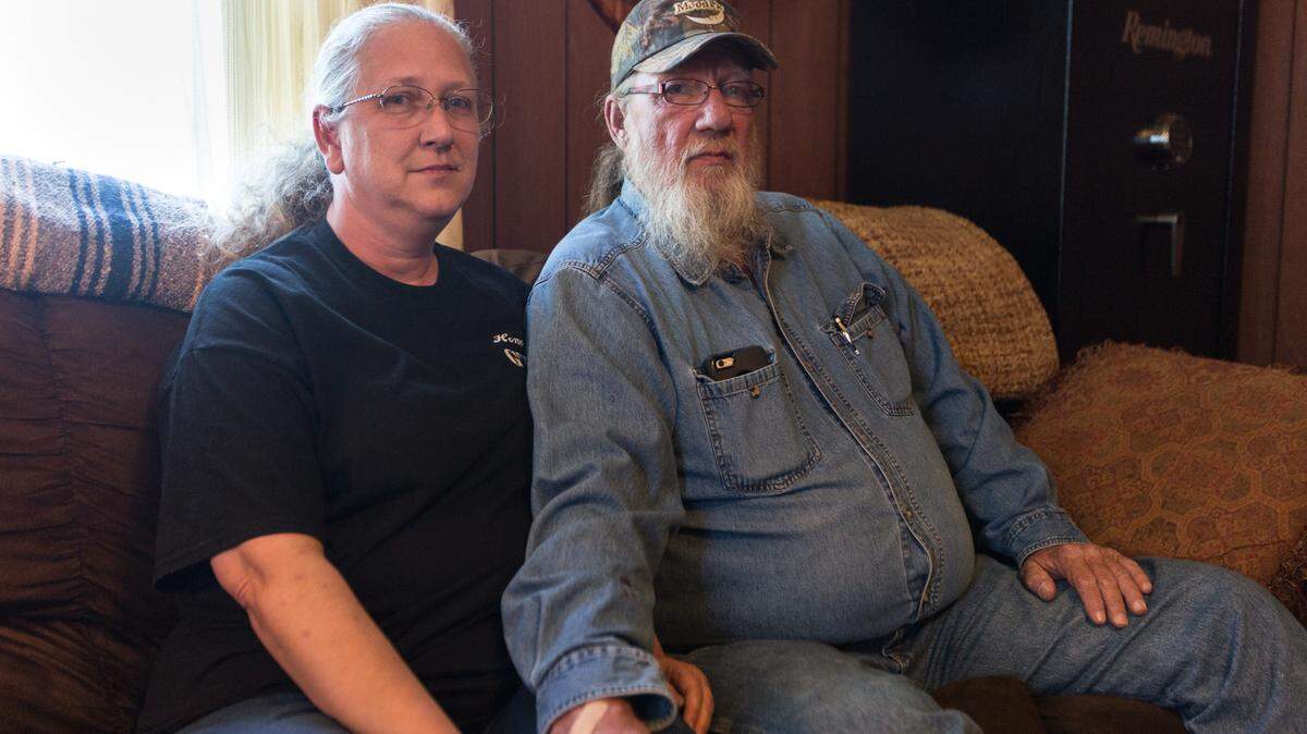Mike and Pam Oakley, whose young son Grant died in a workplace accident in November 2015.