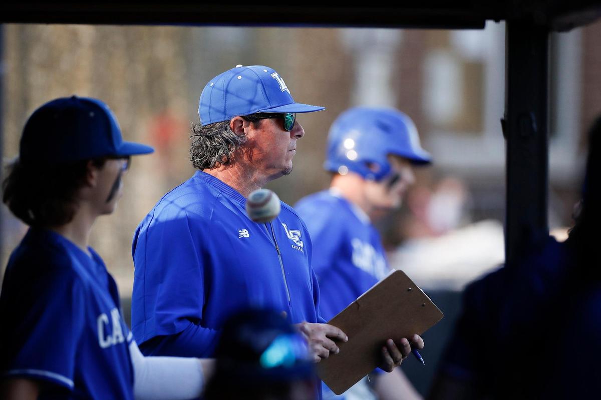 Scott Downs, a longtime major league pitcher who played for Pleasure Ridge Park and the University of Kentucky in the 1990s, now coaches Lexington Catholic.