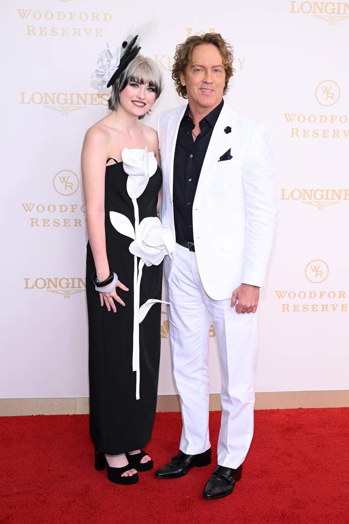 LOUISVILLE, KENTUCKY - MAY 02: (L-R) Dannielynn Birkhead and Larry Birkhead attend the Kentucky Derby 152 at Churchill Downs on May 02, 2026 in Louisville, Kentucky. (Photo by Daniel Boczarski/Getty Images for Churchill Downs)
