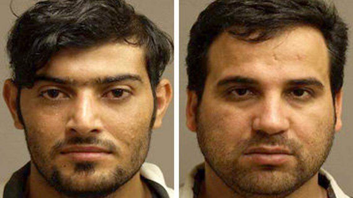 Mohanad Shareef Hammadi, left, and Waad Ramadan Alwan.