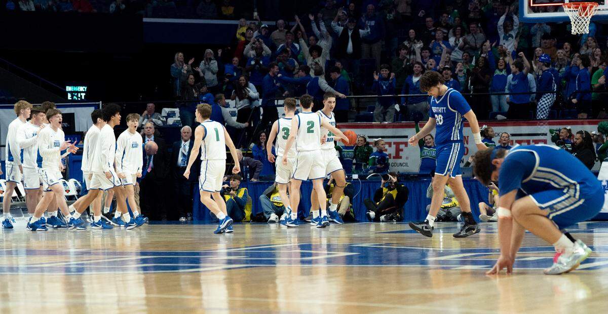 Breathitt County coach Jeff Honeycutt called Thursday’s loss “one of those games that, if you watch it, it’s great as a fan, but for the coach or the players that lose, it’s devastating, especially on this stage. I’m proud of my guys. We’ve been doubted all year long, and we fought, and we’ve got grit.”