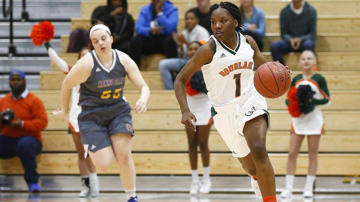 Destyne Jackson, a senior at Frederick Douglass this season, was the state’s fifth-leading scorer last season at 26 points per game.