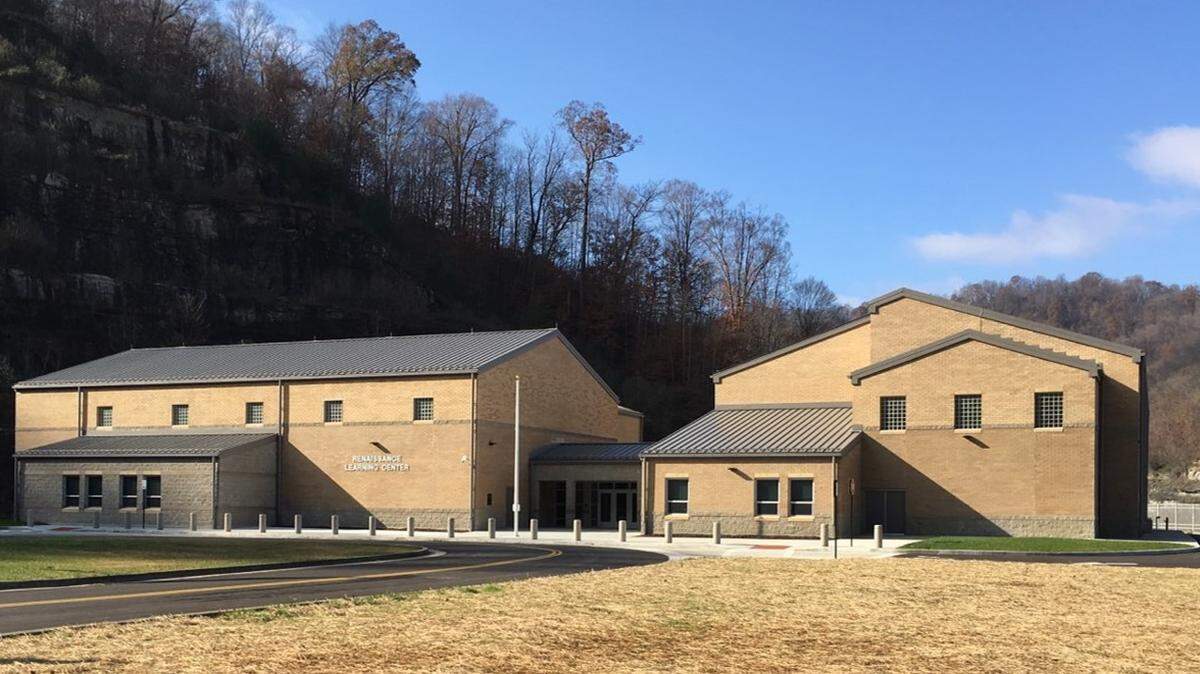 This is the new $12 million Renaissance Learning Center in Floyd County, built by the Army Corps of Engineers, that can’t open because of a water pressure problem