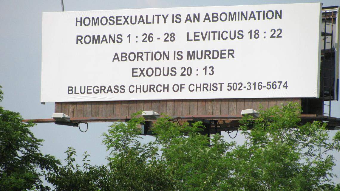 The church's billboard was a topic of  discussion in social media before and after its disappearance.