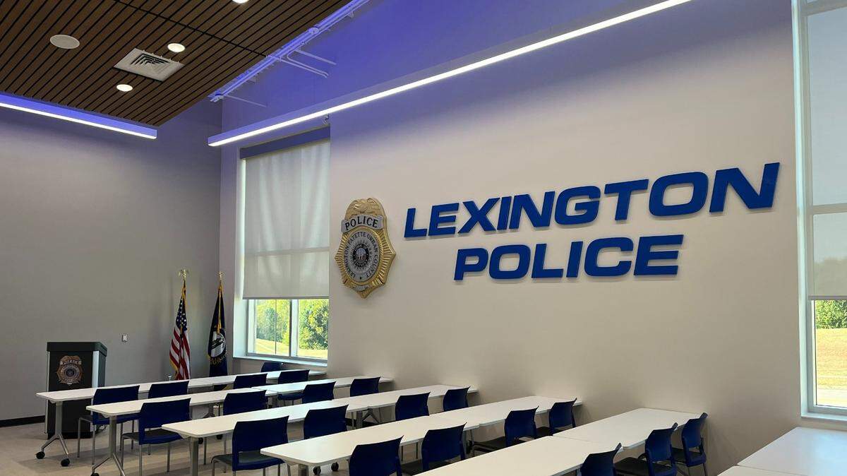 An inside look at the Lexington Police Department’s roll call room at LPD’s new station on the east side of town.
