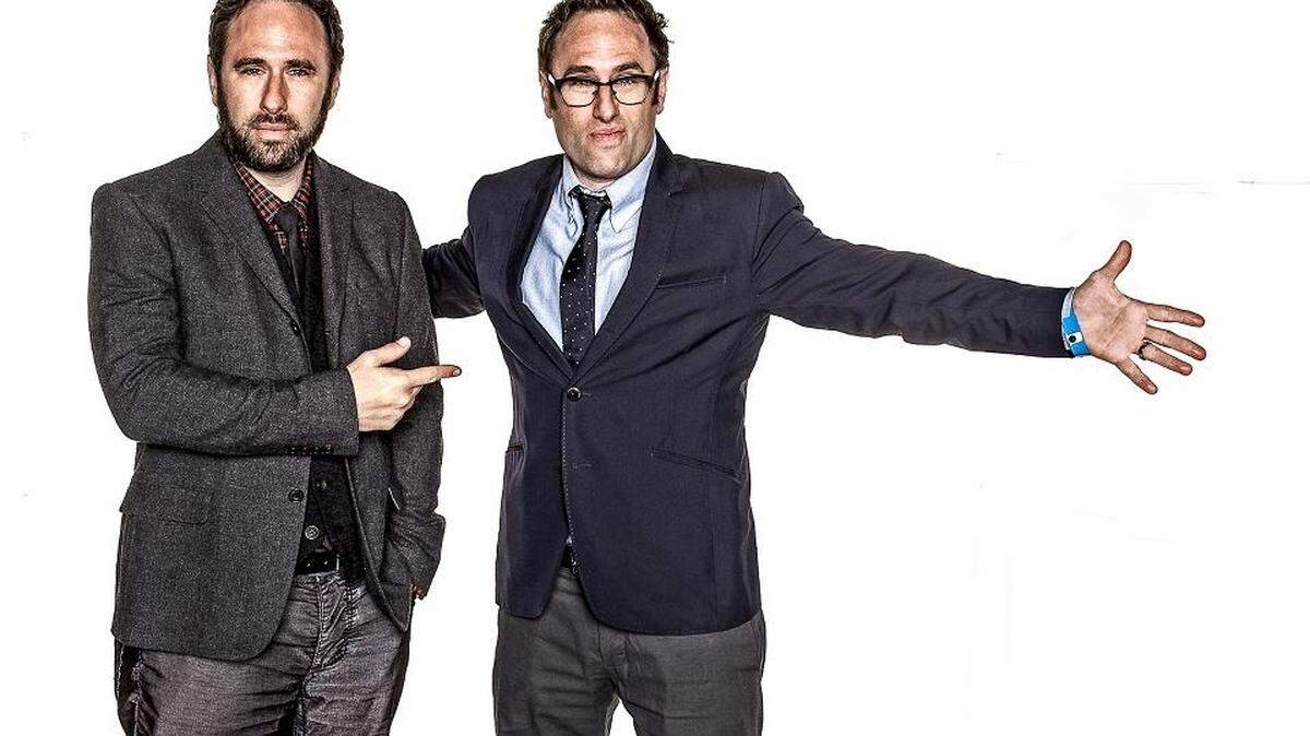 Randy, left, and Jason Sklar are familiar faces on TV if not familiar names.