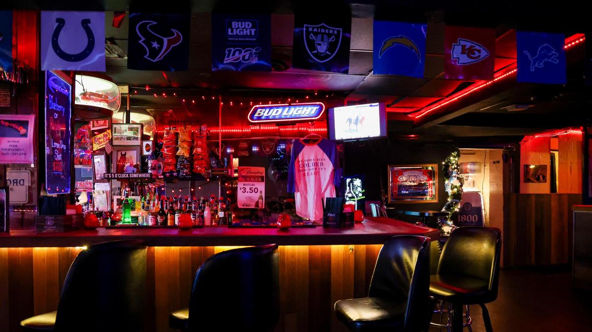 The bar area inside Rose & Jim’s Bar And Grill, photographed April 2, 2025 in Lexington, Ky. The bar has been a longtime popular drinking spot for what owner Jimalou Bayes says is “the working man.”