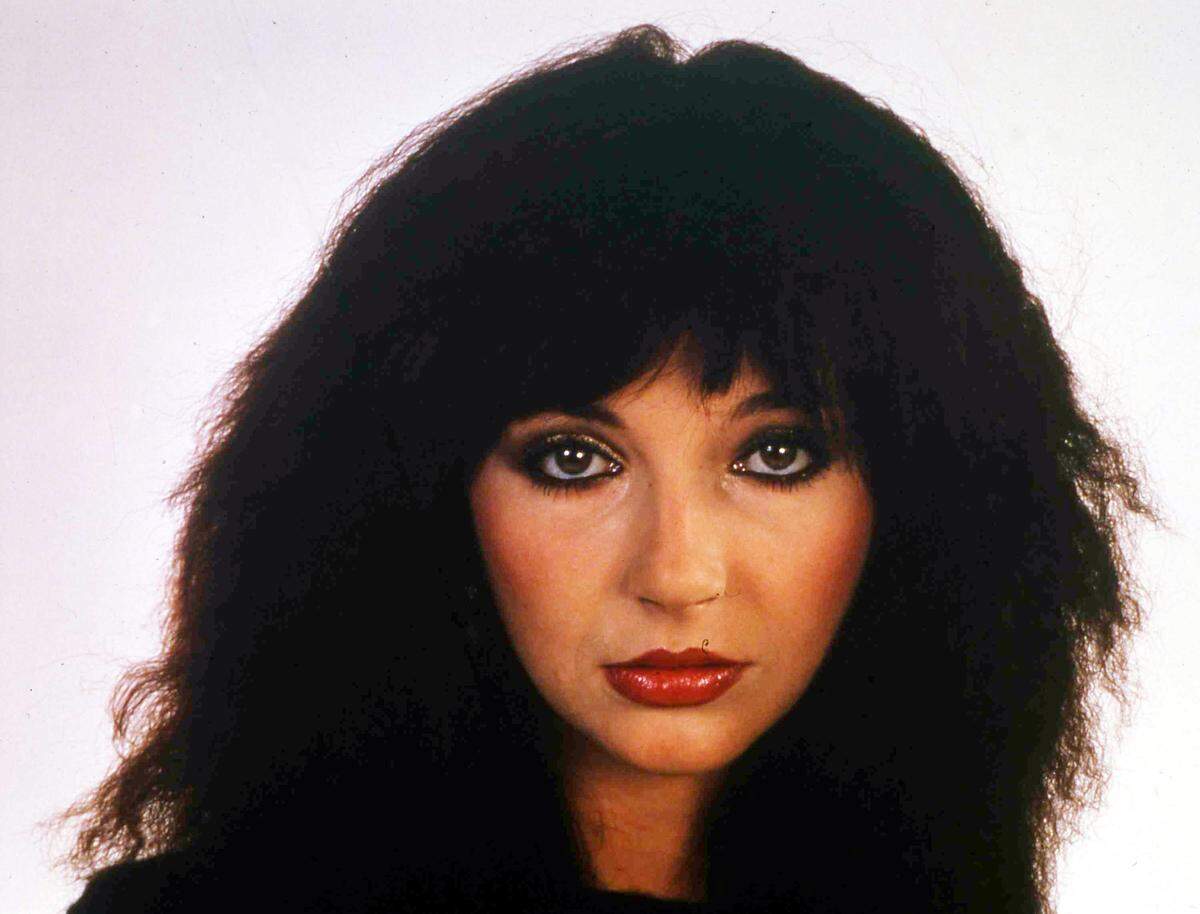 Leading British female pop singer Kate Bush, in London, England, April 6, 1980.