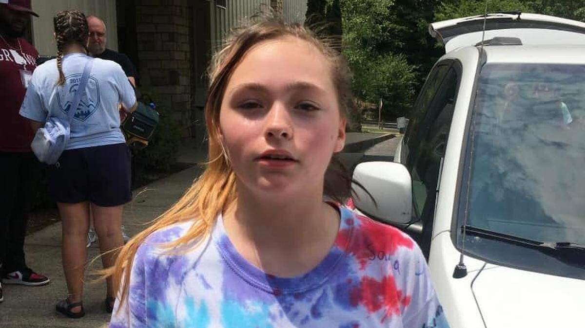 Stacia Leigh Collins, 12, was reported missing Thursday. Her body was later found in a remote area, the Johnson County coroner said.