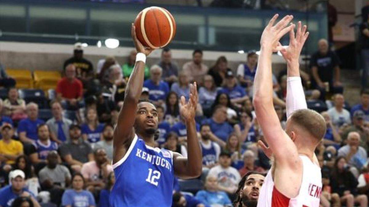 Kentucky dominates Canada in GLOBL JAM. Cats qualify for gold medal game with the victory.